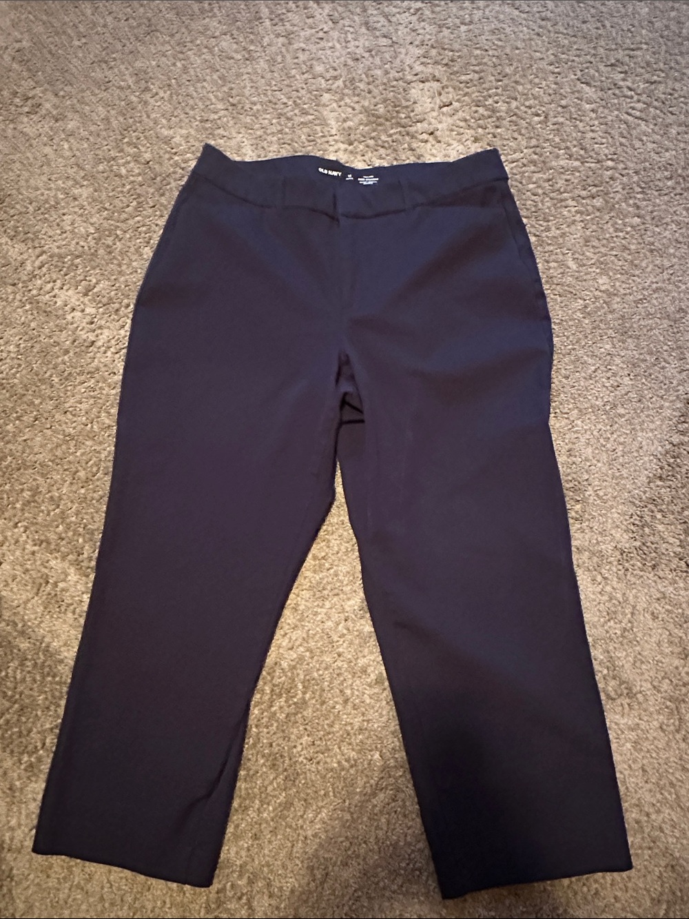 Old Navy Women’s Pixie Straight Pants-Navy Blue